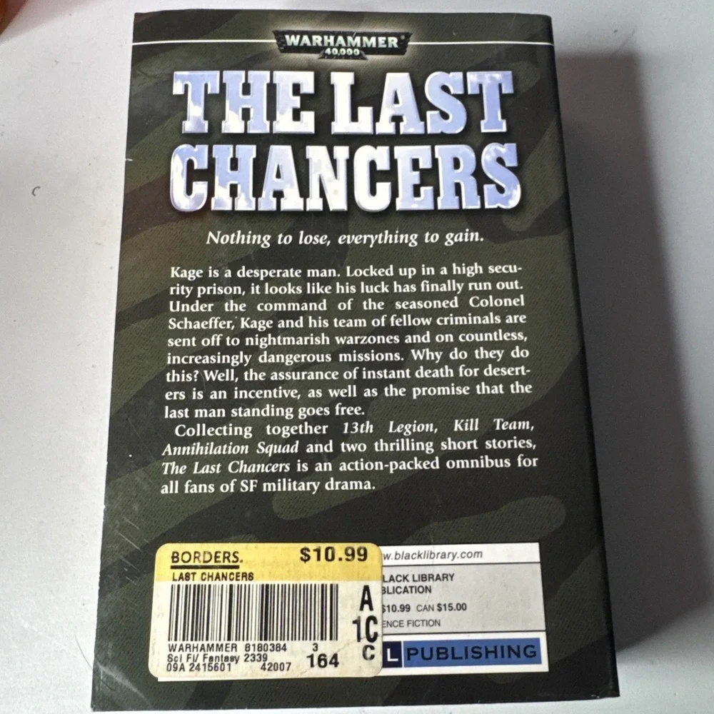 Warhammer 40,000 Last Chancers Omnibus‎ Gav Thorpe 2006 Paperback Black Library